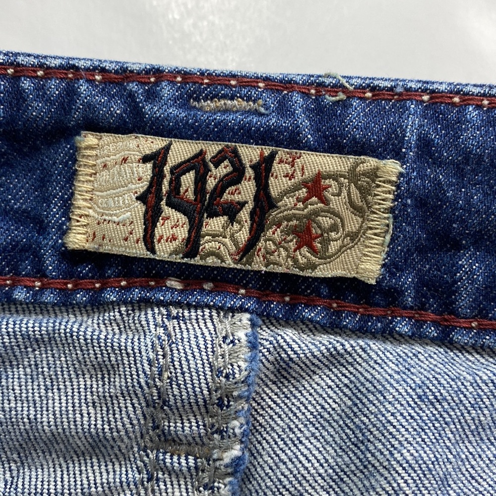 1921 WESTERN GLOVE WORKS CROP JEANS - Picture 8 of 16